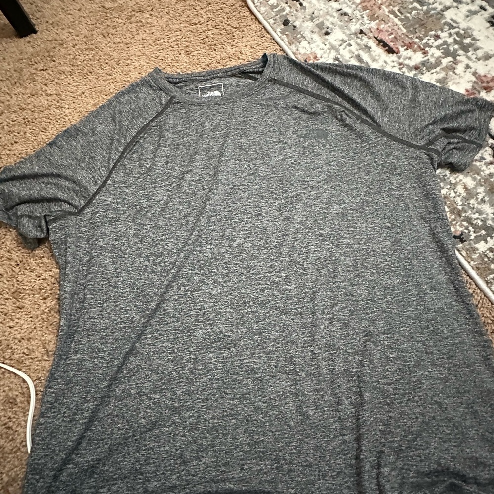 The North Face Men's Heather Gray Short Sleeve Tee